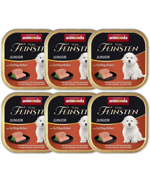 ANIMONDA Vom Feinstein junior 6x150 g ficat pasăre