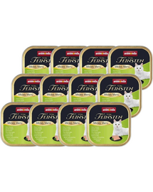 ANIMONDA Vom Feinsten Mild Menü hrană umedă tip pate pentru pisici cu curcan 12x100 g