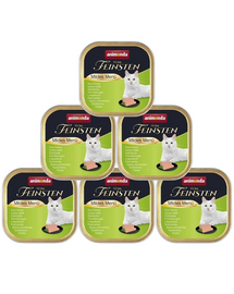 ANIMONDA Vom Feinsten Mild Menü hrană umedă tip pate pentru pisici cu curcan 6x100 g