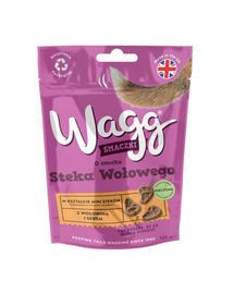 WAGG Mini Steaks cu vită și brânză 125 g recompense pentru câini