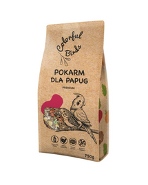 KUCHNIA SZEFA Colorful Birds Hrană pentru papagali 750 g