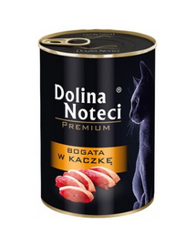 Premium Bogata w kaczkę karma dla dorosłych kotów 400 g