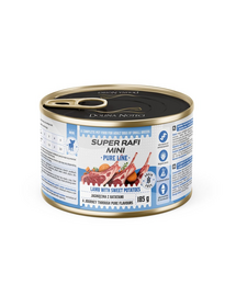 SUPER RAFI Mini Pure Line cu miel și cartof dulce 185 g hrană umedă pentru câini de talie mică