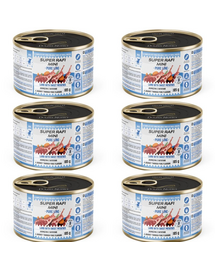 SUPER RAFI Mini Pure Line cu miel și cartof dulce 6x185 g hrană umedă pentru câini de talie mică