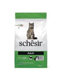SCHESIR Original Adult Miel 1,5 kg hrană uscată pentru pisici adulte