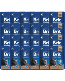 PREMIUM Pouch Liver Sterilized 24x100g z wątrobą dla kotów sterylizowanych