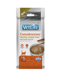 Cremă pentru pisici în recuperare FARMINA Vet Life Cat Convalescence Creamy 60 g cu pui și ton