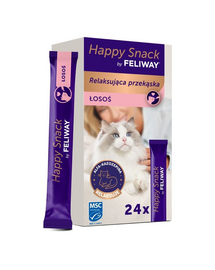 Gustare relaxantă pentru pisici FELIWAY Happy Snack cu somon 24x15 g
