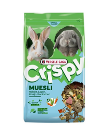 Hrană iepuri de toate rasele VERSELE-LAGA Crispy Muesli Rabbit 2,5 kg cu morcov și mazăre