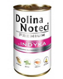 DOLINA NOTECI Premium conservă hrană câini 6x400g curcan