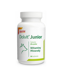 Vitamine căței în creștere DOLFOS Dolvit Junior 90 tablete