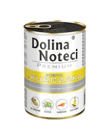 DOLINA NOTECI Premium hrană pentru câini bogată în pui 6x400 g