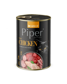 PIPER Animals Chicken 12x400 g conserve hrană pisici