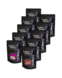 DOLINA NOTECI Premium Mix plicuri hrană pisici 10x85 g curcan și vițel