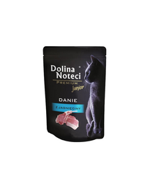 DOLINA NOTECI Premium Junior Hrană umedă pentru pui de pisică cu miel 85 g