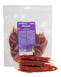 CHRUP&GO Băț cu piept de rață 500 g gustare pentru câini