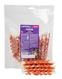 CHRUP&GO Twister cu iepure 500 g gustare pentru câini