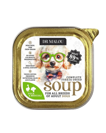 DR MALOU Supă liofilizată Rață cu broccoli 12g hrană umedă pentru câini