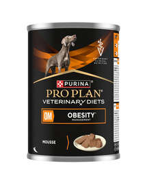 PURINA PRO PLAN Veterinary Diets Canine OM Obesity Management 400 g pate dietetic pentru câini supraponderali