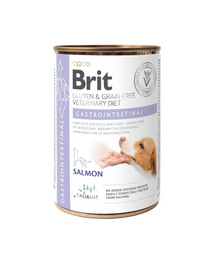 BRIT Veterinary Diet Gastrointestinal Salmon karma na wrażliwy układ pokarmowy dla psa 400 g