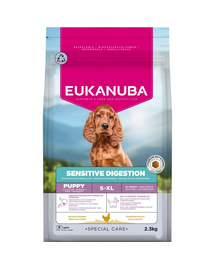 EUKANUBA Special Care pentru căței cu digestie sensibilă, 2,3 kg hrană pentru căței cu sistem digestiv sensibil