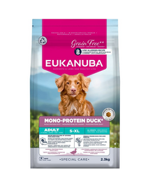 EUKANUBA Special Care Adult Mono-Protein Rață 2,3 kg hrană uscată pentru câini adulți, bogată în rață proaspăt congelată