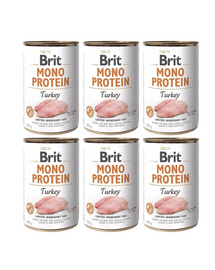 BRIT Mono Protein Turkey 6x400 g monoproteinowa karma indyk