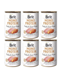 BRIT Mono Protein Turkey & Sweet Potato 6x400 g monoproteinowa karma indyk i batat