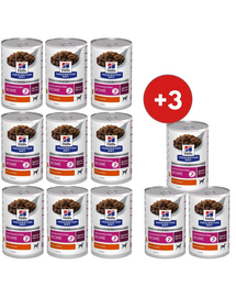 HILL'S Prescription Diet Canine Gastrointestinal Biome 9+3 CADOU hrană câini probleme digestive, cu pui