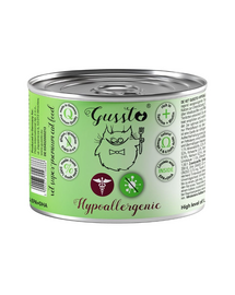 GUSSTO Vet Hypoallergenic 200 g hrană umedă dietetică pentru pisici