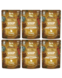 BRIT Care Cat Christmas Soup Turkey 6x75g zupa z indykiem i warzywami dla kotów