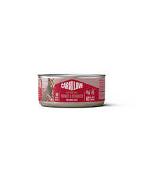Hrană umedă pentru pisici CARNILOVE Cat Can Paté curcan și ren 100 g