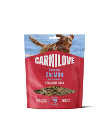 CARNILOVE Dog Crunchy Snack Salmon 200g snack crocant cu somon pentru câini adulți