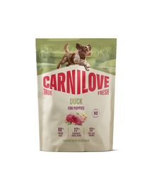 CARNILOVE True Fresh Dog Duck Puppies 1,5 kg hrană cu rață pentru căței