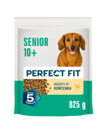 PERFECT FIT Senior Bogat în pui 825 g hrană uscată pentru câini seniori de talie mică