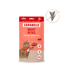 SANABELLE Meat Bites recompense moi pisici cu vită proaspătă 55 g