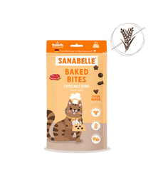 SANABELLE Baked Bites recompense crocante coapte pisici cu vită proaspătă, 55 g