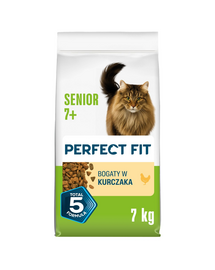PERFECT FIT Senior 7+ cu pui 7 kg hrană uscată pentru pisici senior
