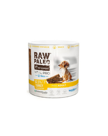 RAW PALEO Vital Pro Skin & Coat Turkey Mini recompensă piele și blană câini mici, curcan 100 g