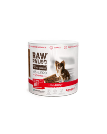 RAW PALEO Vital Pro Arthro Beef Mini cu vită 100 g recompensă funcțională monoproteică pentru articulațiile câinilor mici