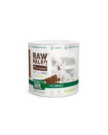 RAW PALEO Vital Pro Dental Duck Mini 100 g cu rață recompensă funcțională monoproteică pentru igiena orală a câinilor mici