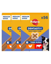 PEDIGREE DentaStix (średnie rasy) przysmak dentystyczny dla psów  24 x180 g