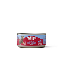 CARNILOVE Cat Can Paté Turkey and Salmon for Kittens 100 g z indykiem i łososiem, pasztet dla kociąt
