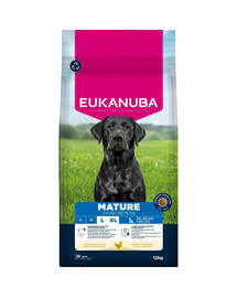 EUKANUBA Life Care Mature Large Chicken hrană uscată cu pui proaspăt pentru câini seniori de talie mare 12 kg
