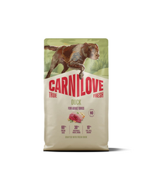 CARNILOVE True Fresh Dog Duck Adult 12 kg sucha karma ze świeżą kaczką dla dorosłych psów