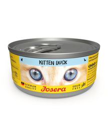 JOSERA Kitten Duck 85 g cu rață hrană umedă pentru pisoi