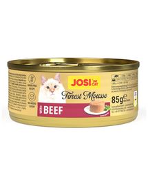 JOSERA JosiCat Finest Mousse 85 g cu vită hrană umedă pisici adulte