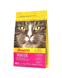 JOSERA Indoor Cat 400 g cu pește hrană pisici de interior și sterilizate