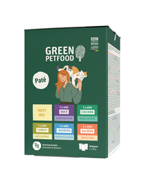 GREEN PETFOOD Cat Multipack Paté Tasty Mix 6x85 g mix de pateuri pentru pisici