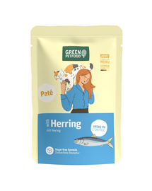 GREEN PETFOOD Cat Paté cu hering 85 g pate cu hering pentru pisici